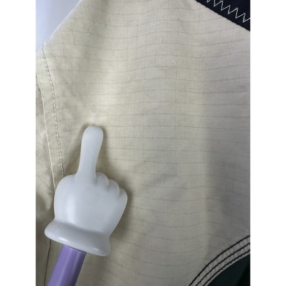 VINTAGE Tommy Hilfiger Sailing Gear Colorblock 90s Jacket Mens XL Green Navy - Picture 15 of 16